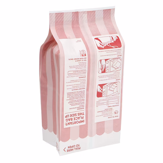 カスタムロゴステッカー、耐油性 Kemasan 電子レンジ用ポップコーンバッグ、食品グレードの紙袋